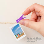 LWR CRAFTS Wooden Mini Clothespins 100 Per Pack 1" 2.5cm - Image 6