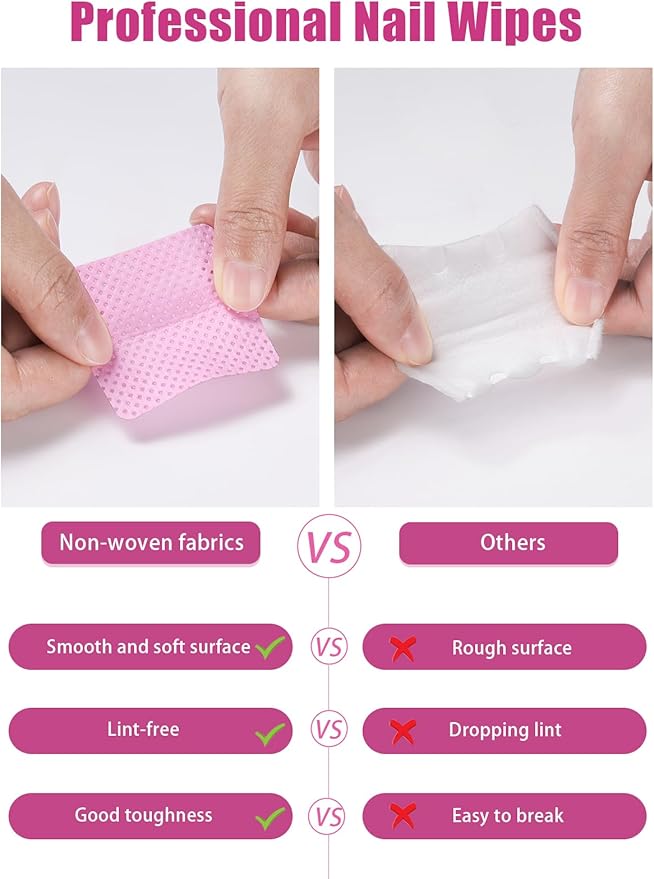 TEOYALL Lint Free Nail Wipes - Image 3