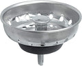 Replacement Kitchen Sink Stainless Steel Basket Strainer by AvalonWater