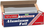 Urban Box Co. 12"x1000' Standard Aluminum Foil Roll Commercial-Grade Silver Wrap by UrbanBoxCo