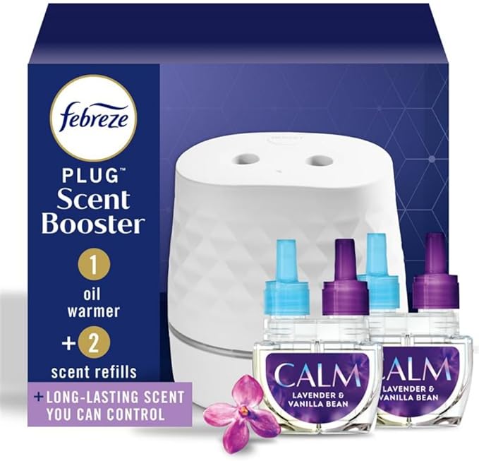 Febreze Plug Scent Booster Starter Kit, Oil Diffuser, Air Freshener Plug in by Febreze