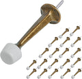 HOMOTEK 20 Pack Heavy Duty Solid Rigid Door Stop by HOMOTEK