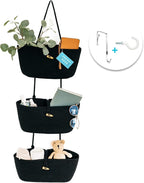 OrganiHaus Black Hanging Wall Baskets by OrganiHaus
