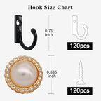 Coat Hooks-120 Pack Farmhouse Hooks - Image 2
