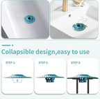 Shower Hair Drain Catcher, Silicone Bathtub Drain Hair Catcher Strainer - Image 4