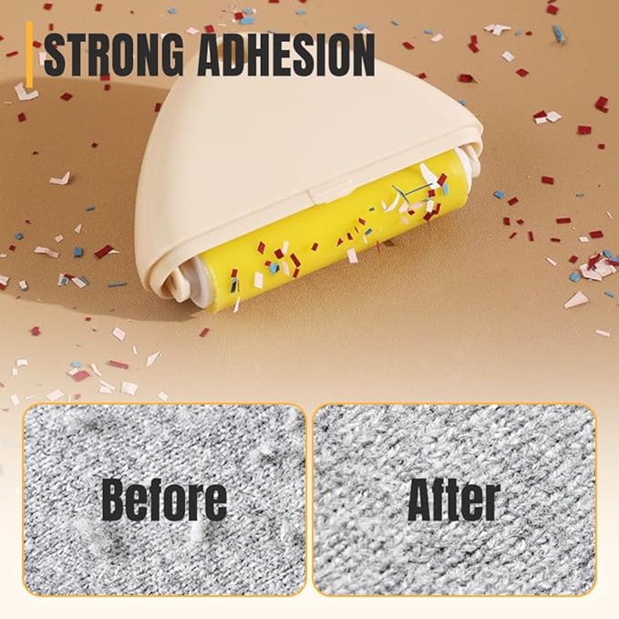 Portable Washable Lint Roller, Reusable Lint Roller Pet Hair Remover, Lints - Image 5