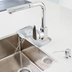 Sink Faucet Splash Guard Mat Silicone Soap Dish Pad Faucet Handle Drip Catch - Image 7