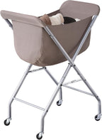 ELYKEN Laundry Cart with Wheels, 32”H Easy Rolling Laundry Hamper with by ELYKEN