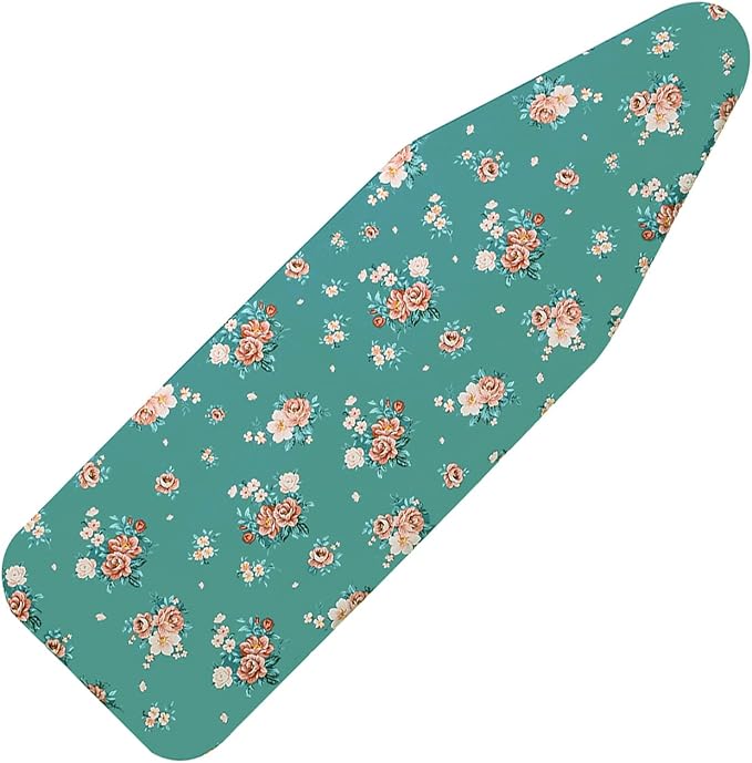 Ironing Board Cover and Pad Standard Size 15" x 54", 3 Pairs of Hook and Loop by LCLW