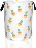 Cute Pineapples Laundry Basket, Waterproof Pineapple Laundry Hamper, by UIUPRO