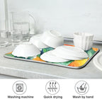 Tarity Watercolor Orange Dish Drying Mat - Image 7