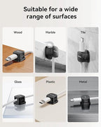 6 Pack Cable Management Cord Organizer, Magnetic Cable Clips-1s Lock, Rocoren - Image 8