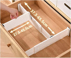 6 Pack Adjustable Drawer Dividers – Expandable Slide-Lock Plastic Drawer - Image 4