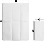 2000-Pack BloominGoods Disposable Bathroom Napkins | Linen-Feel Guest Towels | - Image 3