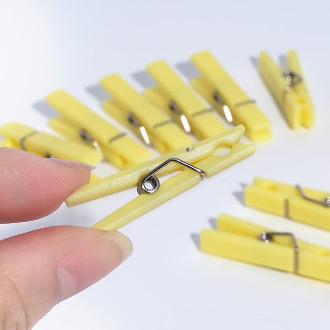 60PCS Baby Shower Clothespin Games Mini Clothes Pins 1.4 inch - Image 6