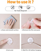 100 Clear Mini Light Clips: Small Hooks - Image 4