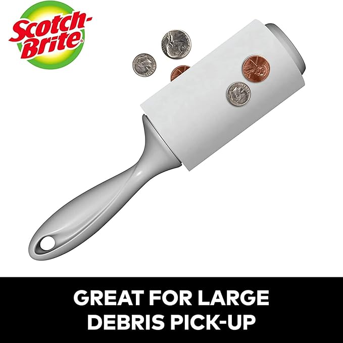 Scotch-Brite 50% Stickier Auto Lint Roller 4 Rollers 48 Sheets Per Roller - Image 5