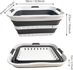 SAMMART 42L Collapsible Plastic Laundry Basket - Image 7