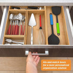 Bathroom Vanity Tray Organizer Bamboo, Small Wood Tray - Image 4