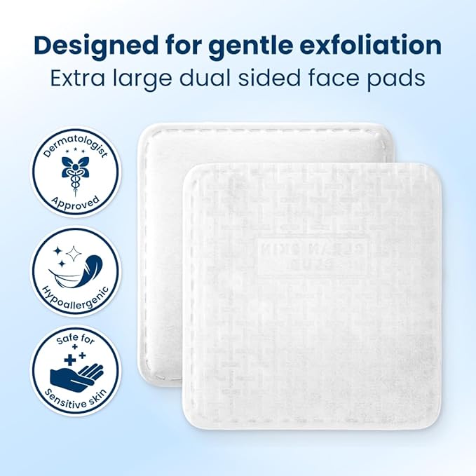 Clean Skin Club Clean² Pads 2.0 Guaranteed Not to Shed & Tear Face Pads - Image 4