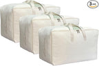 Soft Large Canvas Comforter Storage Bags by DoYiKe
