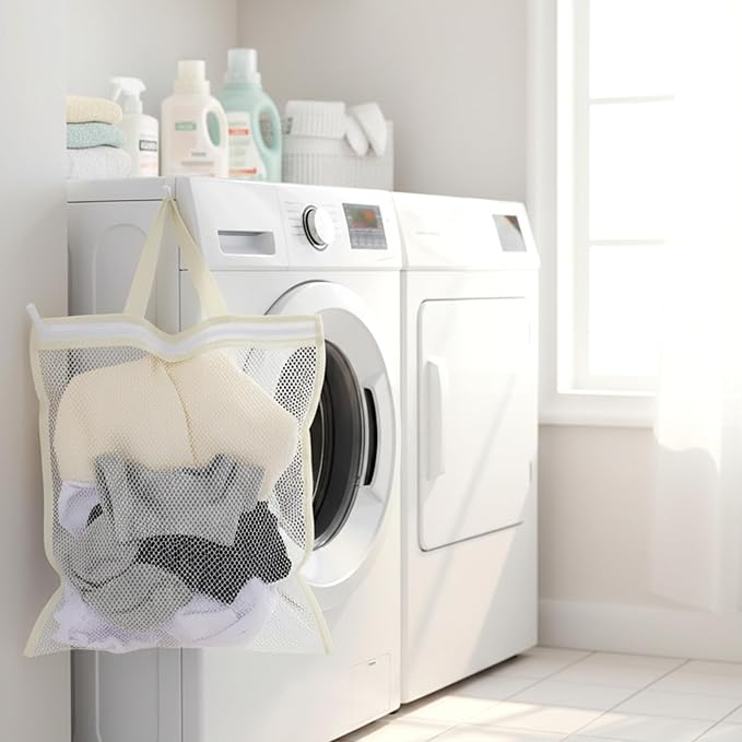 2 Pcs Hanging Laundry Bag Small Mesh Laundry Bag - Image 7