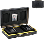 Nik. EN-EL15 EN-EL14 Camera Battery Memory Card Storage Case Holder by JJC