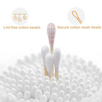 1000 ct Bamboo Cotton Swabs - Image 2