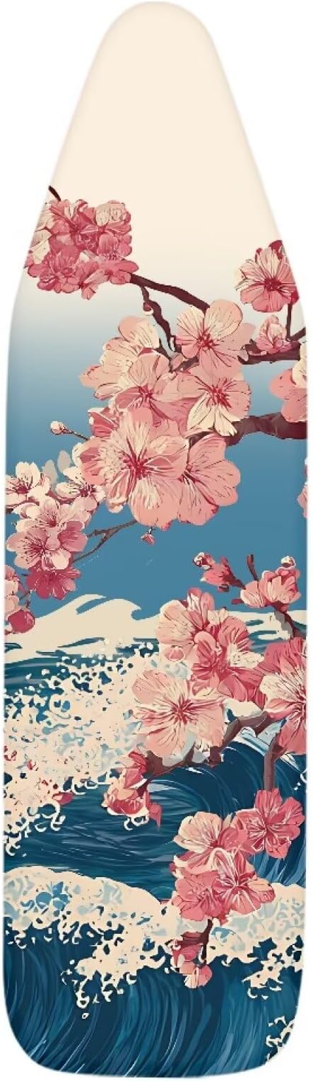 Cherry Blossom Ironing Board Cover and Pad, Stretch Standard Size 16x55 inch - Image 7