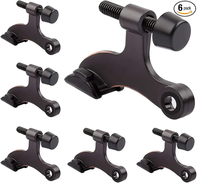 6 Pack Hinge Pin Door Stopper Oil Rubbed Bronze by KOVOSCH