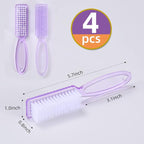 Yebeauty Nail Brush Fingernail Cleaner, 4 Pack Hand Scrub Cleaning Brush - Image 4