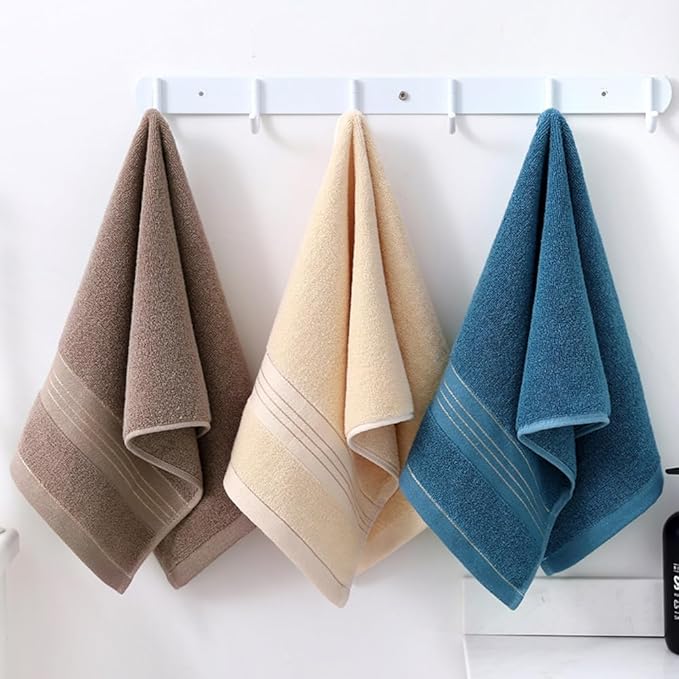 3 Pack Hand Towels for Bathroom, Cotton Soft Absorbent Decorative Hand Towel - Image 5