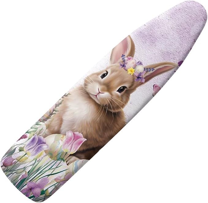 Bunny Ironing Board Cover Standard Size Tulip Iron Board Cover by KUIFORTI