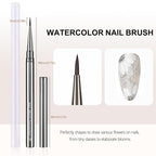 3Pcs Nail Art Brushes Set for Flower Petal Butterfly Drawing, 3D Gel Acrylic - Image 4