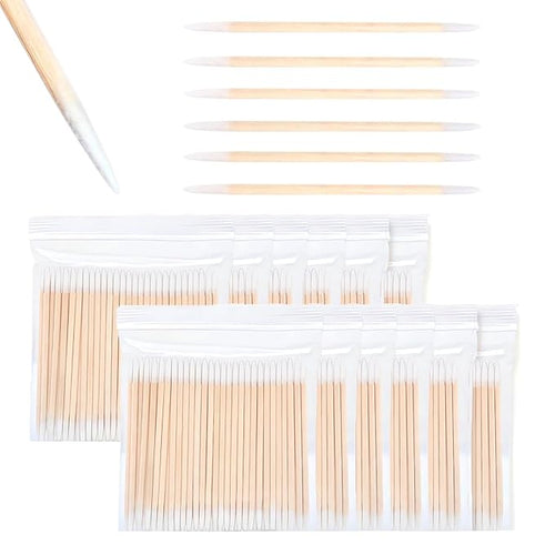 1200PCS Pointed Tip Cotton Swabs, Double-end Precision Tip Cotton Swabs by Corconess
