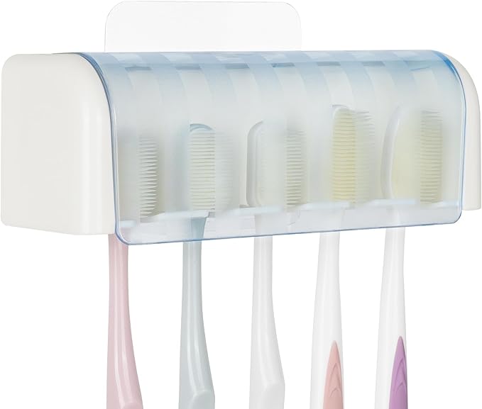 5 Slots Wall Mount Toothbrush Holder - Image 4