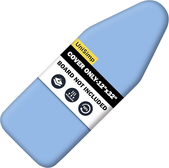 Small Ironing Board Cover and Pad 12"x32" Small Iron Board Cover by UniSimp
