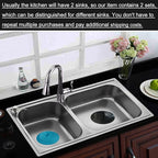 4PCS Kitchen Sink Strainer Stopper Kit, Universal Silicone Sink Drain Plug Cover - Image 6