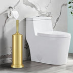 Gold Toilet Brush and Holder Set, Stainless Steel Toilet Brush - Image 7
