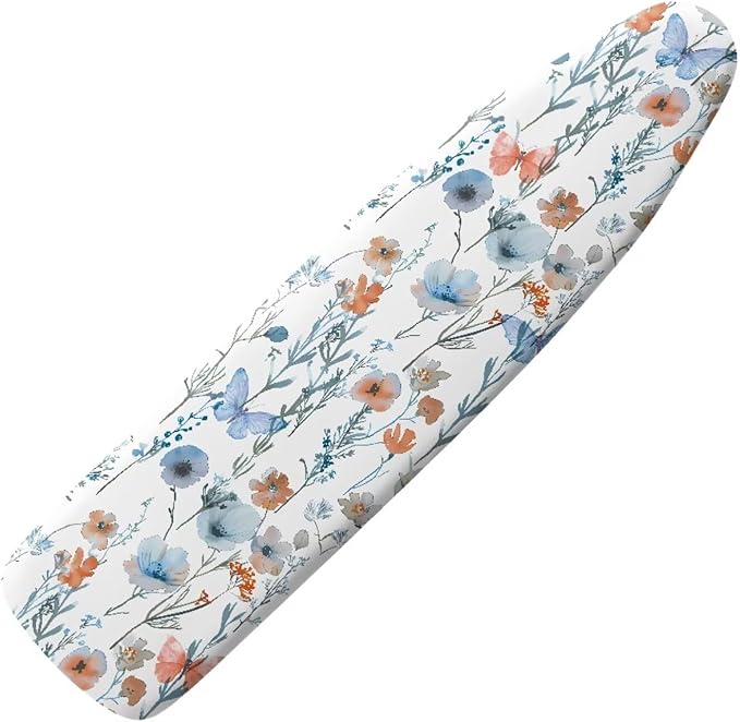 Ironing Board Cover, Standard Size 15x54, Poppy Art Print, Elastic Edge by Unknown