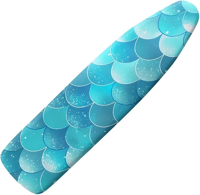 Mermaid Thick Padding Ironing Board Covers Durable Stain Resistant Hook and by Darisoco