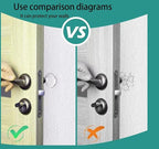 Door Stoppers for Wall Transparent Quiet Wall Protector for Door Handle - Image 6