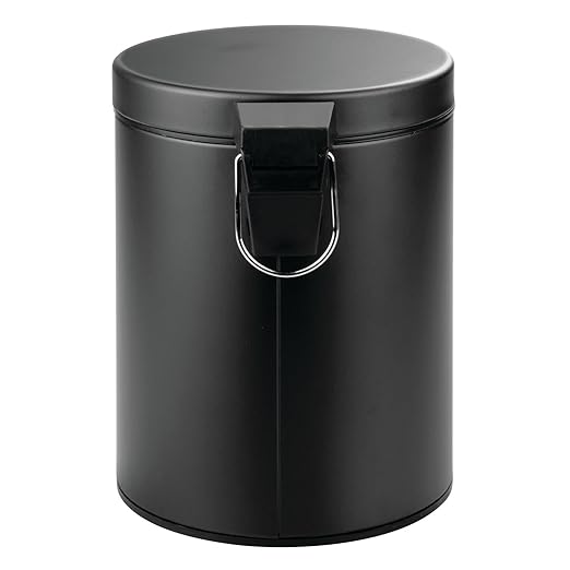 mDesign Pedal Bin — Metal Waste Bin - Image 6