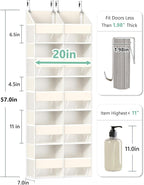Heavy Duty Over The Door Organizer 5 Tiers, Extra Large Behind Door Storage of - Image 2