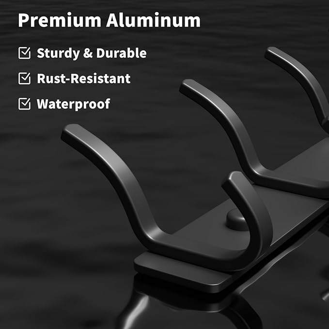 Black Coat Rack Wall Mount - Image 4