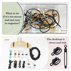 24Pcs Silicone Cord Ties, Cable Straps, Cord Ties - Image 5