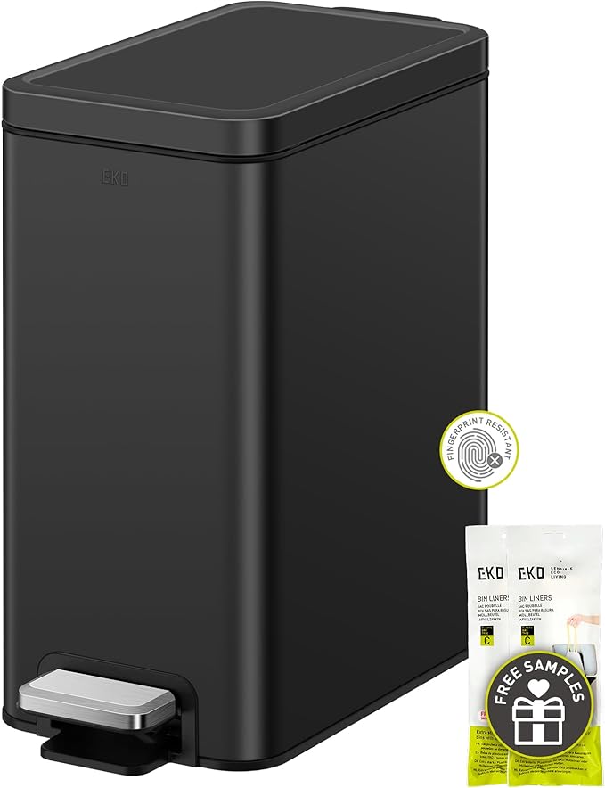 EKO Small Bathroom Trash Can by EKO