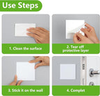 HOME MASTER HARDWARE Self Adhesive Wall Protector Square 4 inch, 10 Pack Door - Image 9