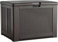 Rubbermaid Medium Resin Outdoor Storage Deck Box (74 Gal) Weather Resistant Brown Deck Organization for Home/Backyard/Pool Chemicals/Toys/Garden Tools/Porch/Patio Cushions by Rubbermaid