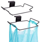 2 Pcs Large Stainless Steel Trash Bag Holder by OYSIR